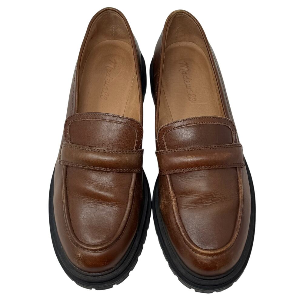 Madewell The Bradley Women's Chunky Brown Lugsole Loafer Size 8.5 - Picture 11 of 11